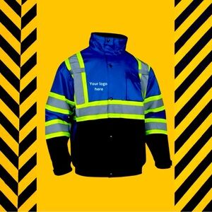 Class 3 High Visibility Waterproof Safety Jacket